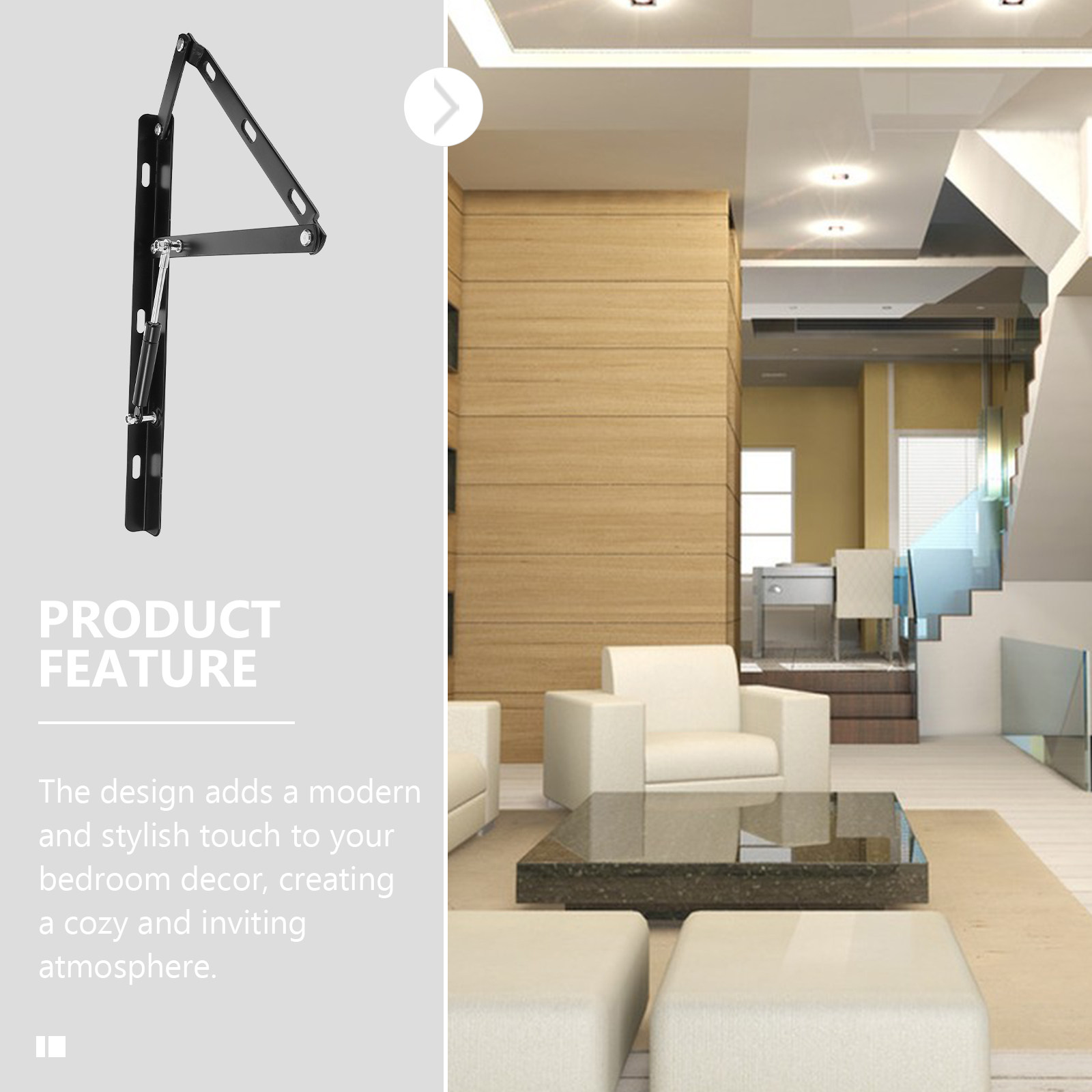1Set Bed Support Hydraulic Rod - Gas Lift Storage Bed Hydraulic ulasan dan harga