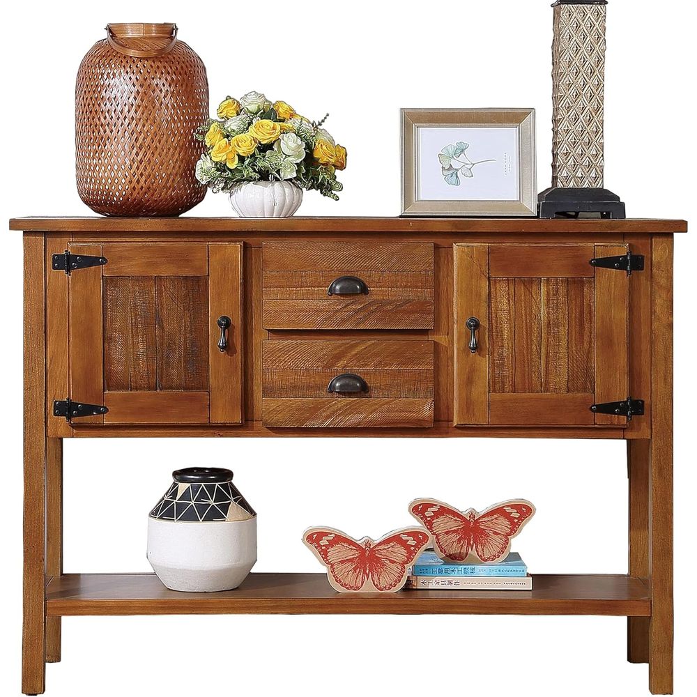 Solid Wood ole Table with Ders - Tables ulasan dan harga