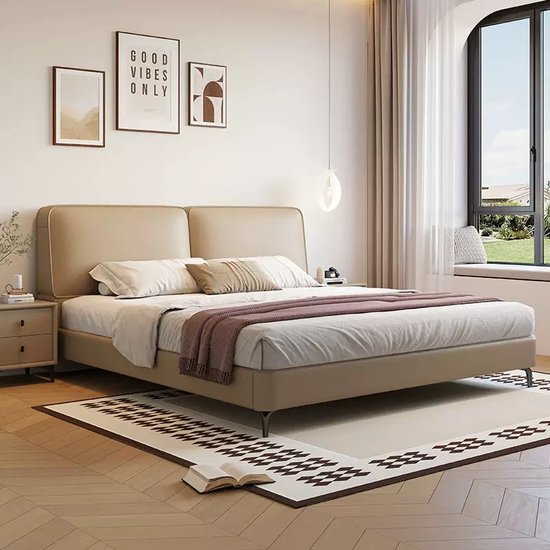 Modern Luxury Wood Bedroom Fur - King Size Bed Frame With Storage Drawers ulasan dan harga