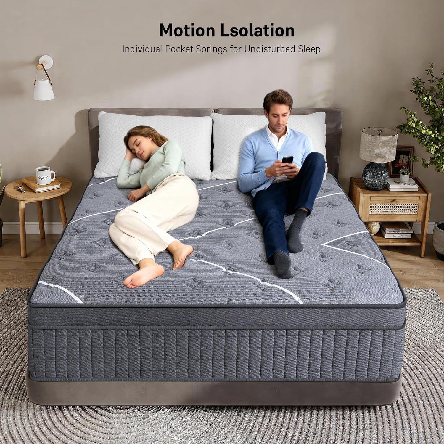 Queen Mattress, 10 Inch Queen  - Memory Foam Mattress In A Box Queen ulasan dan harga